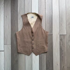 Vintage Angels Flight Brown Men's Vest